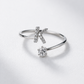 K Letter Open Ring