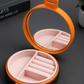 Mini Round Travel Jewelry Organizer Box