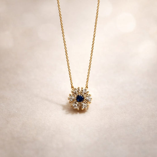 Radiant Bloom Pendant Necklace