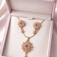 Elegant Crystal Flower Set
